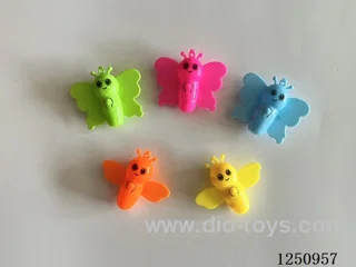 Light-up butterfly whistle