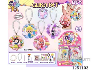 DIY Gukka Cream Glue Bracelet Wreath Set 12PCS
