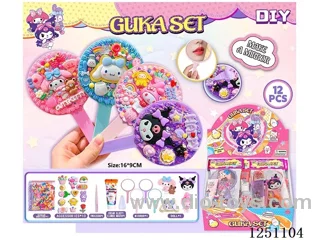 DIY Gukka Cream Glue Mirror Set 12PCS