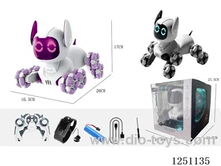 RC 8CH Dual Modes Robot Dog with L&M in window box