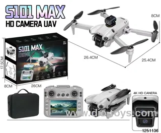 4.3 Size Display Screen Brushless Motor Flow Positioning Dual Camera Remote Control Flying Vehicle