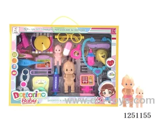 27-inch Vision Chart Medical set(including IC stethoscope) - 5 inch doll
