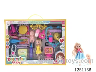 27-inch Vision Chart Medical set(including IC stethoscope) - 5 inch doll
