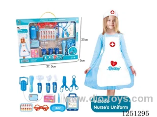 doctor set with Nurse Apron 18PCS included battery 8*AG10