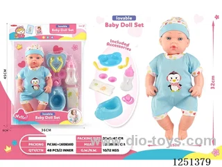 14 inch doll set with IC included battery 3*AG13