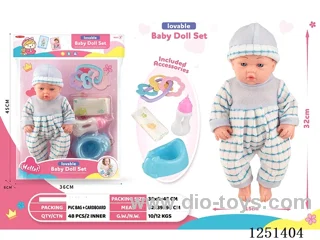 14 inch doll set with IC included battery 3*AG13