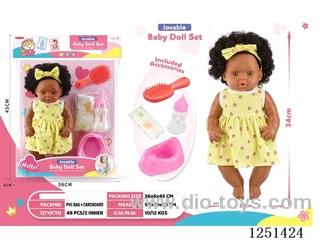 14 inch doll set with IC included battery 3*AG13