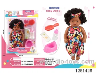 14 inch doll set with IC included battery 3*AG13