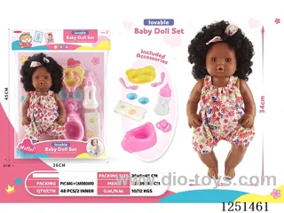 14 inch doll set with IC included battery 3*AG13