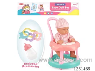 12 inch doll set with IC included battery 3*AG13
