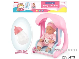 12 inch doll set with IC included battery 3*AG13