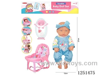 12 inch doll set with IC included battery 3*AG13