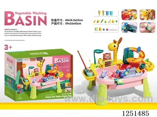 Manual water playground washbasin