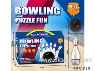 Bowling (10 Bottles + 2 Balls)