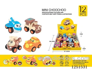Cartoon Inertia Toys 12PCS
