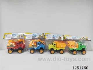 Pull back engineering car (4 colours and 4 models mixed)