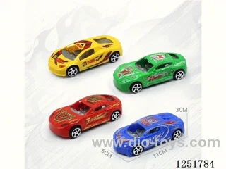 Pull Back Racing Car 3 Colour Mix