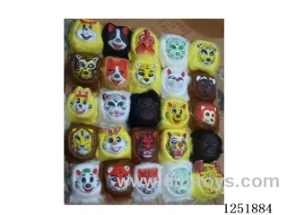 Furry Simulated Animal Masks (approx. 20 mixes)