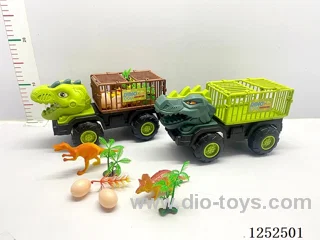free wheel Dinosaur Engineering Vehicle Set
