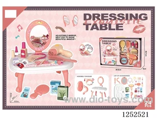 Multi-functional Dresser (Lights & Music)not included battery