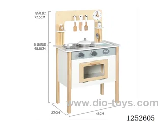 Wooden toy - Colourful Kitchen-White