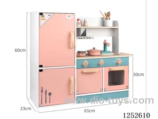 Wooden toy - Fridge Kitchen Model D