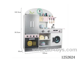Wooden toy - Refrigerator Kitchen C