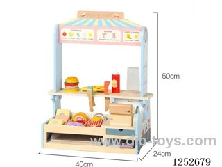 Wooden toy - Fruit Stalls