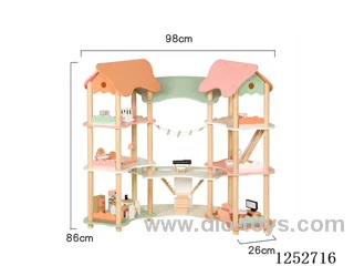 Wooden toy - Wooden Frame Pastry Set