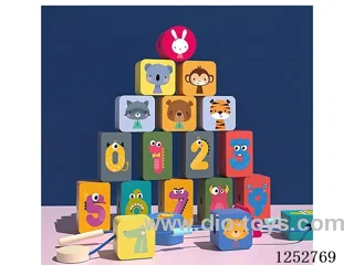 Wooden toy - Smiley Towers