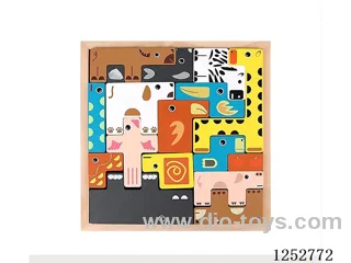 Wooden toy - Geometric Height Matching