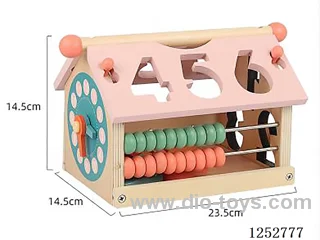 Wooden toy - shape puzzle board