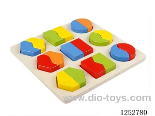 Wooden toy - poplar geometric division