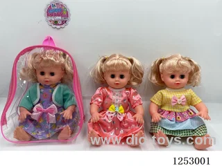 14 inch doll with 4 sound in PVC bag