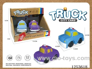 2PCS Police Vehicle Set