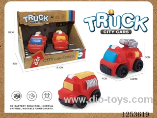 2PCS Fire Bus Set