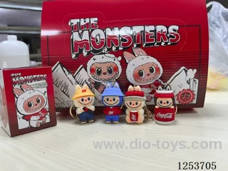 Soft Gel Coke Can LABUBU Keychain