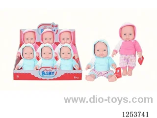 12 inch vinyl doll with 6 sound IC