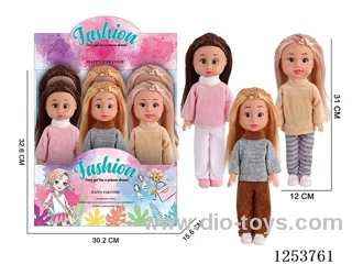 14 inch 5 joints full body PVC vinyl 3D eyes with IC music dolls (3 mixes)