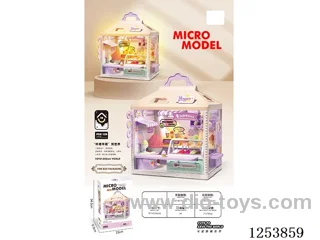 Ice cream shop with light Not included battery