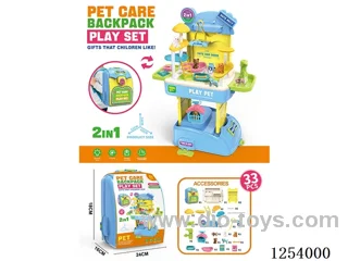 2-in-1 Storage Backpack: Pet Table