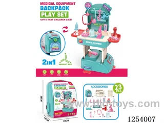 2-in-1 Storage Backpack Medical Table