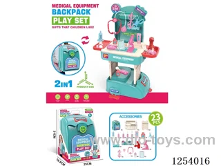 2-in-1 Storage Backpack Medical Equipment Table