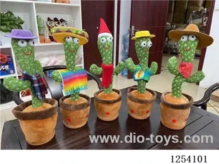 Battery Model Cactus Singing and Dancing Plush Toys
