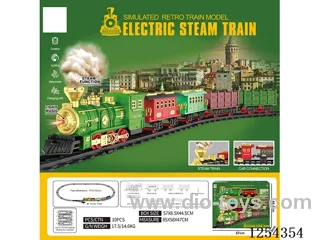 Classic Steam Electric Railway Train W L/M/spray/ not included battery