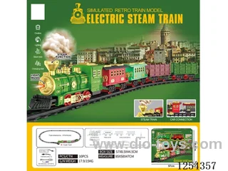 Classic Steam Charging Railway Train W L/M/spray/ included battery