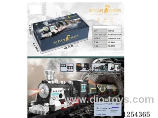 Classic Steam Charging Railway Train W L/M/spray/ included battery