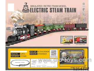 Classic Steam Electric Railway Train W L/M/spray/ not included battery