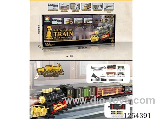 Classic Steam Electric Railway Train W L/M not included battery