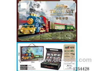 Classic Steam Charging Railway Train (Christmas model) W L/M/spray/songs included battery